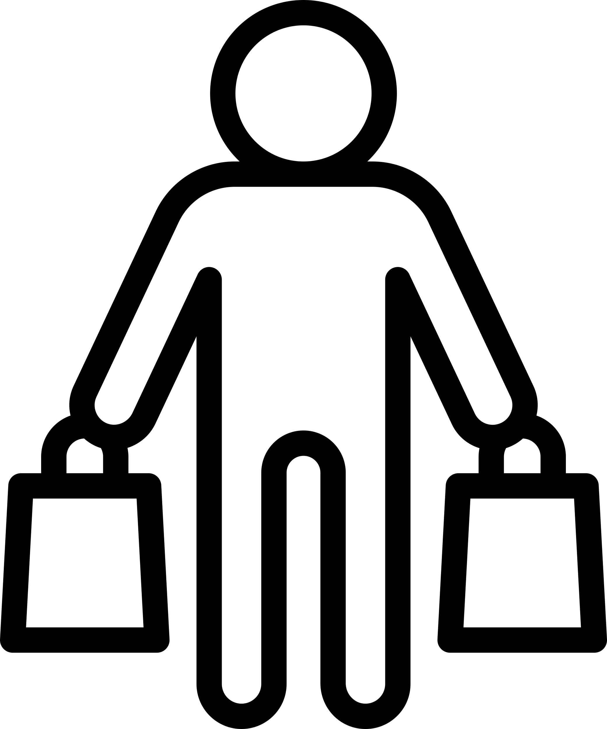Man With Shopping Vinyl Svg File Free Vectors